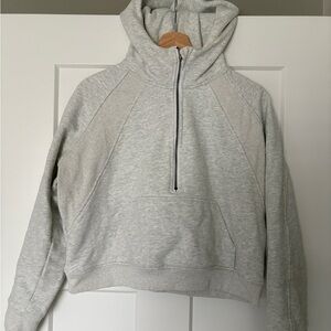 Gray Women’s Cropped Hoodie